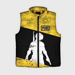Женский жилет PUBG: Yellow Grunge