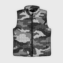 Женский жилет Черный камуфляж