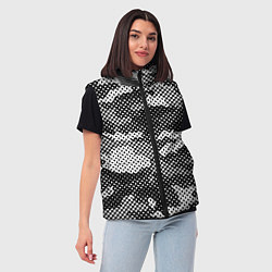 Женский жилет Черный камуфляж, цвет: 3D-черный — фото 2