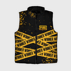 Женский жилет PUBG: Only Winner, цвет: 3D-черный