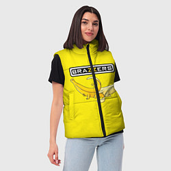 Женский жилет Brazzers: Yellow Banana, цвет: 3D-светло-серый — фото 2