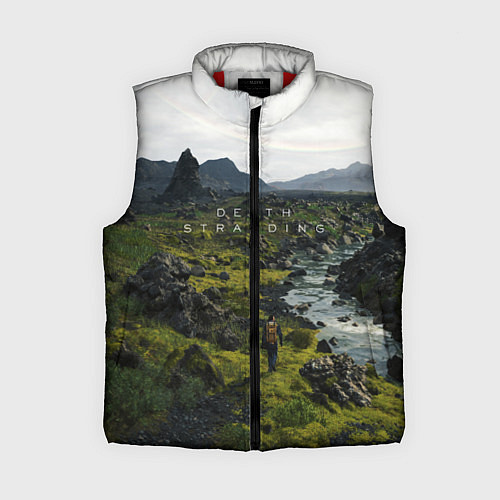 Женский жилет Death Stranding: Green World / 3D-Красный – фото 1