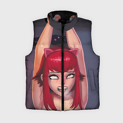 Женский жилет Ahegao / 3D-Светло-серый – фото 1