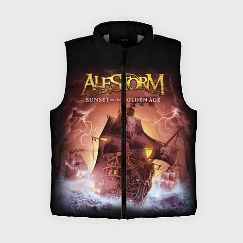 Женский жилет Alestorm: Golden Ship / 3D-Светло-серый – фото 1