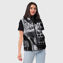 Женский жилет Slipknot Death, цвет: 3D-черный — фото 2