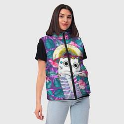 Женский жилет Скелекот, цвет: 3D-светло-серый — фото 2