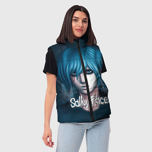 Женский жилет Sally Face / 3D-Красный – фото 3