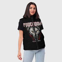 Женский жилет Powerwolf: Lupus Dei, цвет: 3D-черный — фото 2