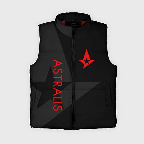 Женский жилет Astralis: Dark Style / 3D-Красный – фото 1