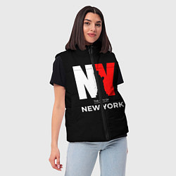 Женский жилет New York City, цвет: 3D-черный — фото 2