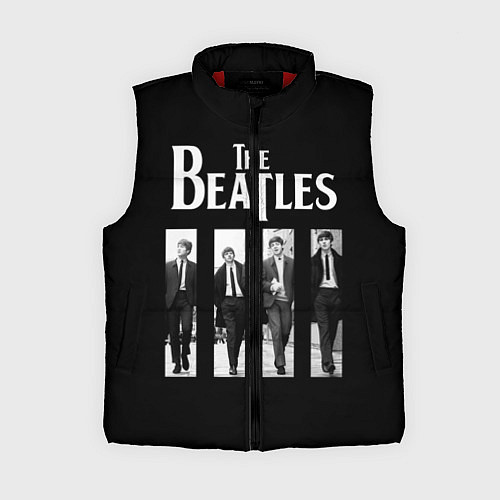 Женский жилет The Beatles: Black Side / 3D-Красный – фото 1
