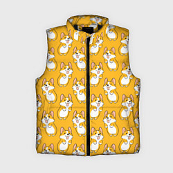 Женский жилет Корги паттерн