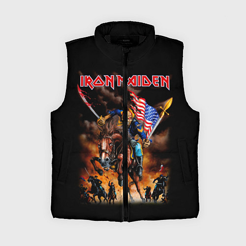 Женский жилет Iron Maiden: USA Warriors / 3D-Черный – фото 1