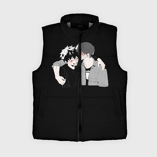 Женский жилет My Hero Academia целуются / 3D-Светло-серый – фото 1