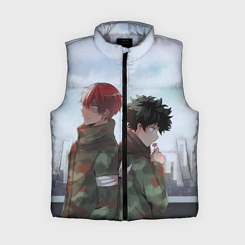 Женский жилет Моя Геройская Академия / 3D-Светло-серый – фото 1