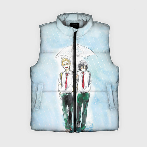 Женский жилет Геройская Академия / 3D-Светло-серый – фото 1