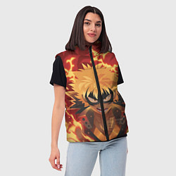 Женский жилет Boku no Hero Academia, цвет: 3D-черный — фото 2