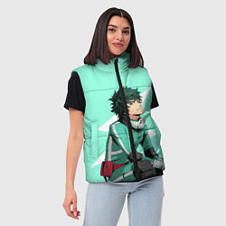 Женский жилет Мидория Изуку, цвет: 3D-черный — фото 2