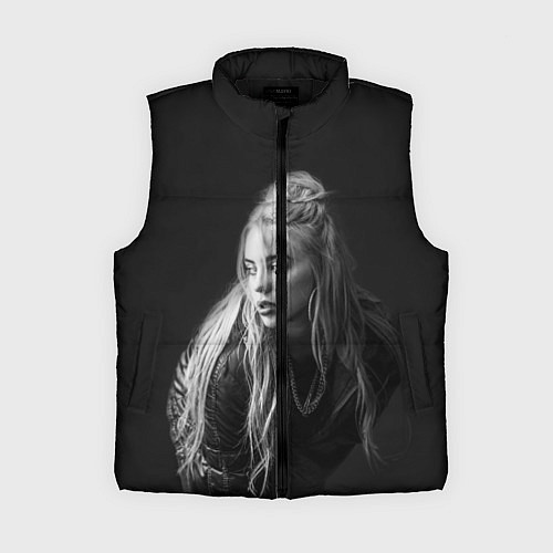 Женский жилет Billie Eilish: Black Fashion / 3D-Черный – фото 1
