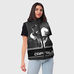 Женский жилет Washington Capitals: Mono, цвет: 3D-красный — фото 2