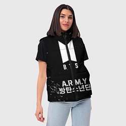 Женский жилет BTS ARMY, цвет: 3D-красный — фото 2