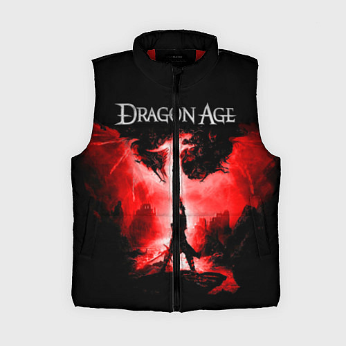 Женский жилет Dragon Age / 3D-Красный – фото 1