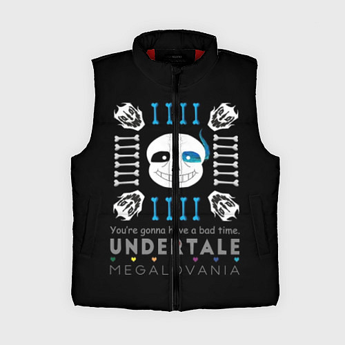Женский жилет Undertale / 3D-Красный – фото 1