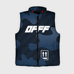 Женский жилет Off-White, цвет: 3D-красный