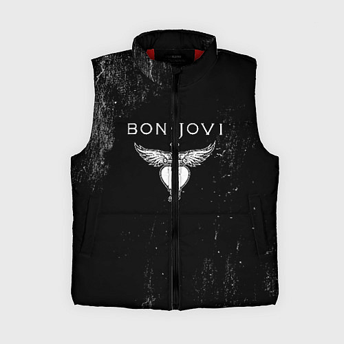 Женский жилет Bon Jovi / 3D-Красный – фото 1