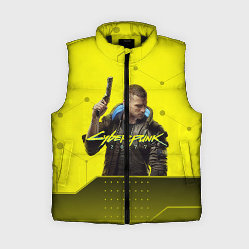 Женский жилет CYBERPUNK 2077 / 3D-Черный – фото 1