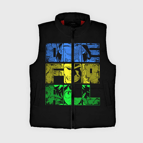 Женский жилет Моя геройская академия / 3D-Красный – фото 1