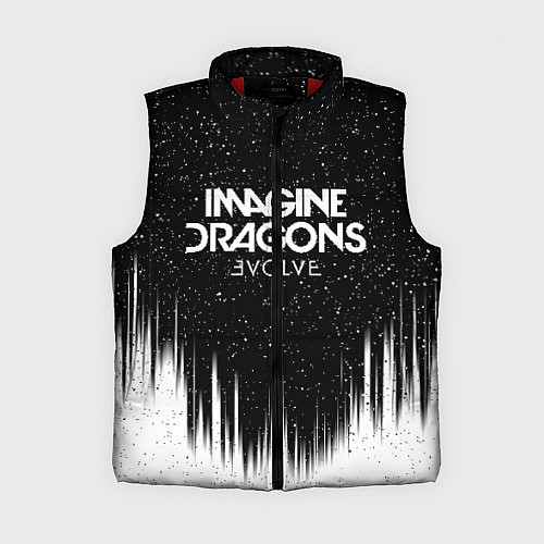 Женский жилет IMAGINE DRAGONS / 3D-Красный – фото 1