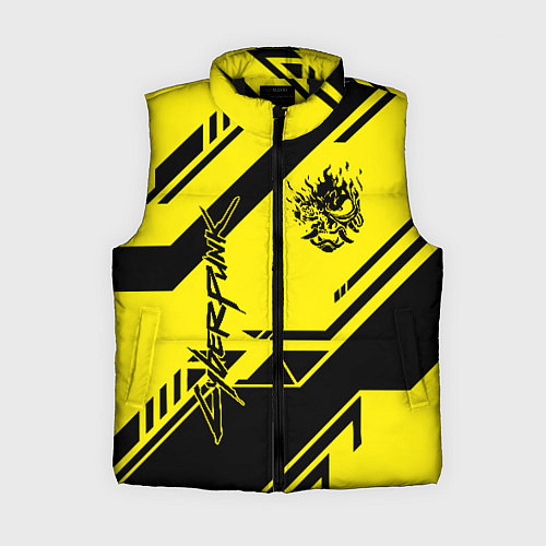 Женский жилет Cyberpunk 2077: Yellow Samurai / 3D-Черный – фото 1