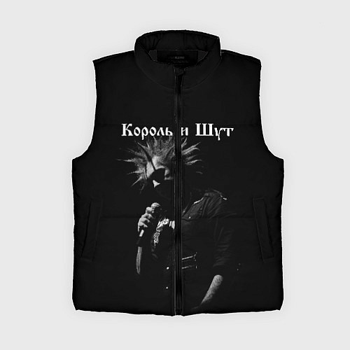 Женский жилет КОРОЛЬ И ШУТ / 3D-Черный – фото 1