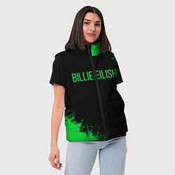 Женский жилет Billie Eilish, цвет: 3D-светло-серый — фото 2