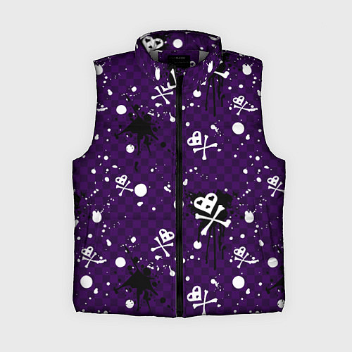 Женский жилет Эмо 2007 фиолетовый фон / 3D-Светло-серый – фото 1