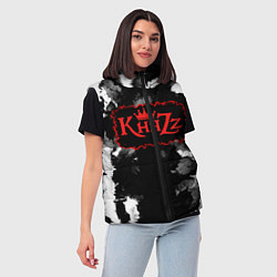 Женский жилет Князь Анархия спина, цвет: 3D-черный — фото 2