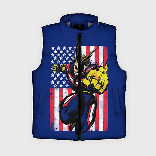 Женский жилет Моя геройская академия / 3D-Светло-серый – фото 1