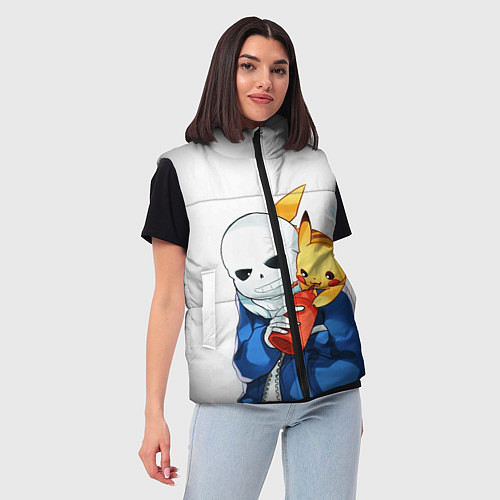 Женский жилет UNDERTALE / 3D-Красный – фото 3