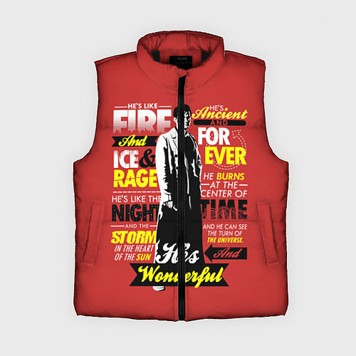 Женский жилет Doctor Who / 3D-Черный – фото 1