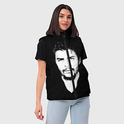 Женский жилет Че Гевара, цвет: 3D-светло-серый — фото 2