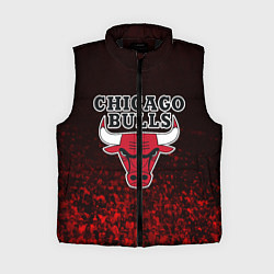 Женский жилет CHICAGO BULLS, цвет: 3D-черный