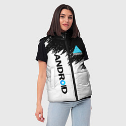Женский жилет DETROIT BECOME HUMAN, цвет: 3D-светло-серый — фото 2