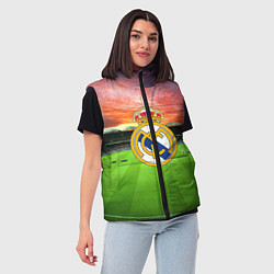 Женский жилет FC Real Madrid, цвет: 3D-черный — фото 2