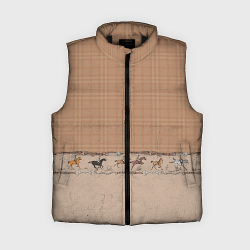 Женский жилет Всадники / 3D-Черный – фото 1