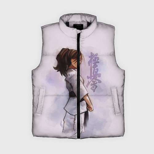 Женский жилет Кёкусинкай девушка / 3D-Черный – фото 1