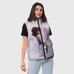 Женский жилет Кёкусинкай девушка, цвет: 3D-черный — фото 2