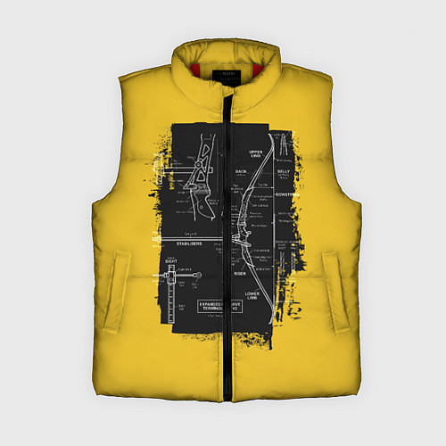 Женский жилет Recurve bow / 3D-Красный – фото 1