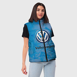 Женский жилет Фольцваген, цвет: 3D-черный — фото 2