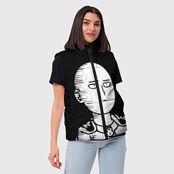 Женский жилет ONE-PUNCH MAN, цвет: 3D-черный — фото 2